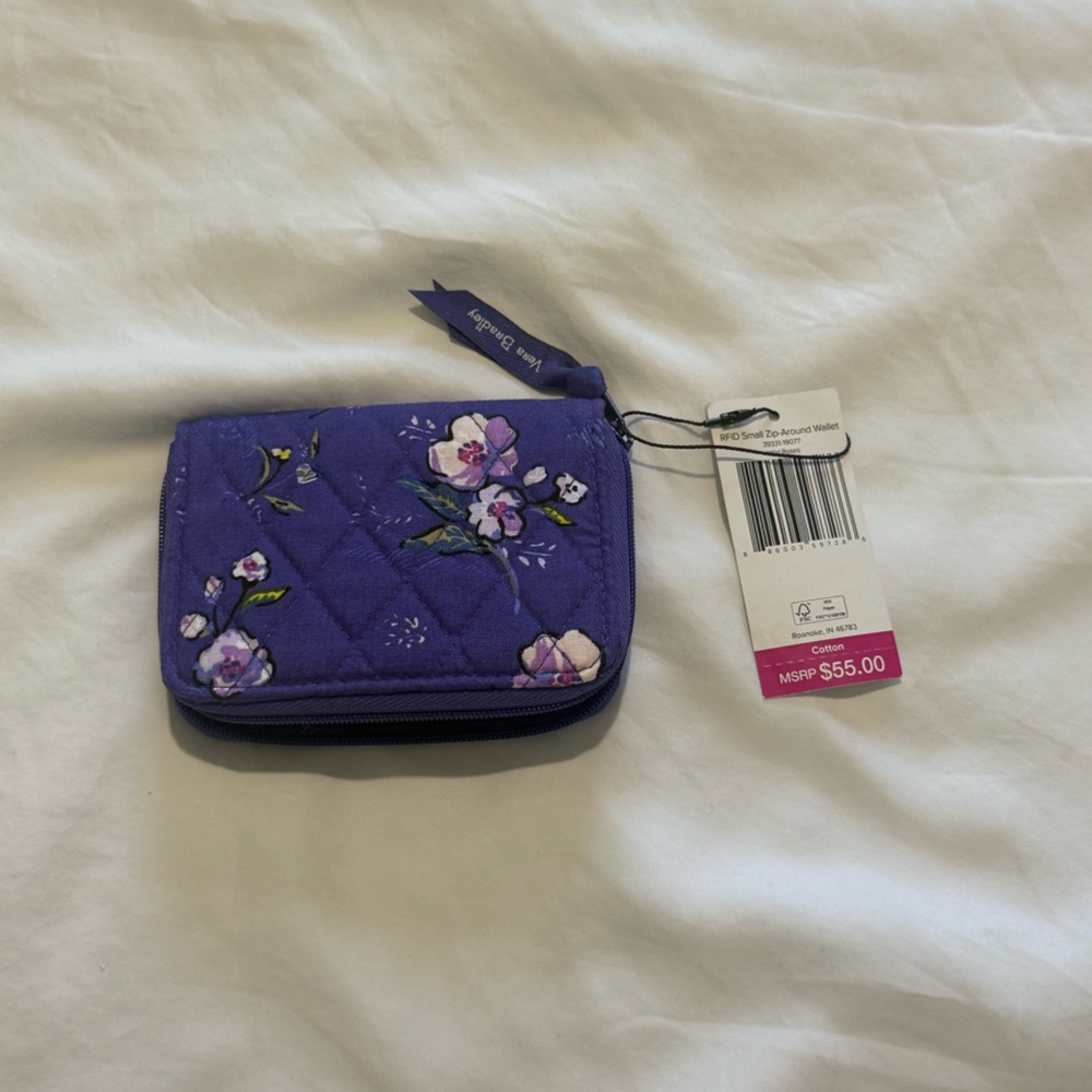 Vera Bradley- Wild Roses -  Wallet